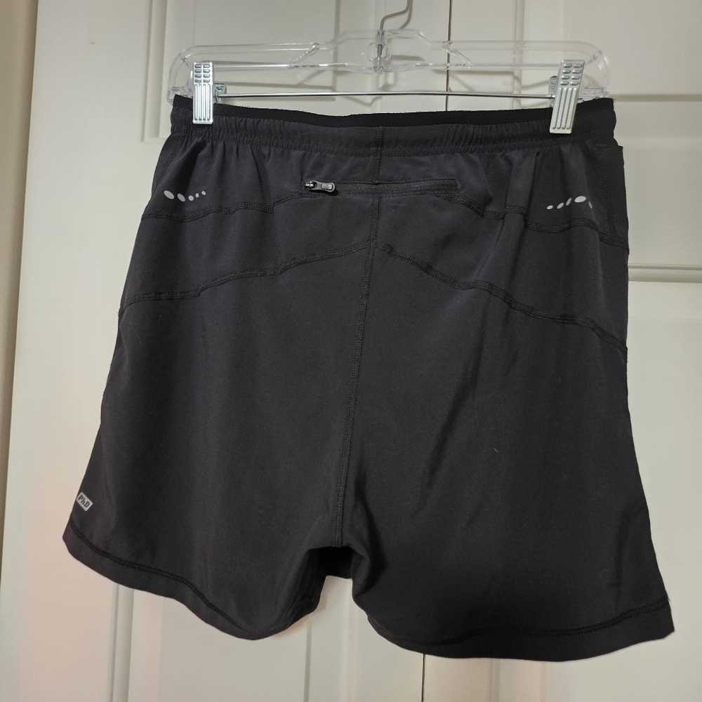 Smartwool Black Athletic Mens Shorts with Drawstring Size Small - Picture 5 of 10